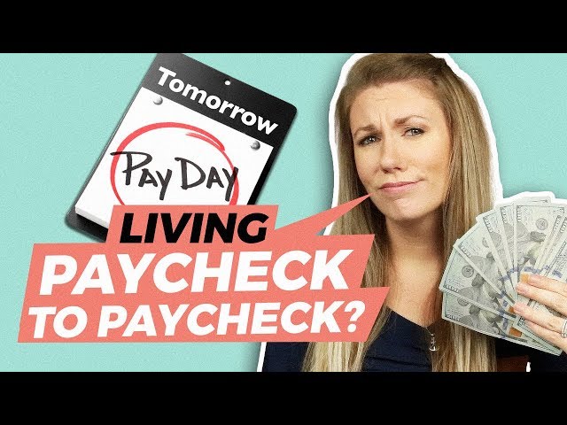 Get One Month AHEAD on BILLS - How To STOP Living Paycheck to Paycheck