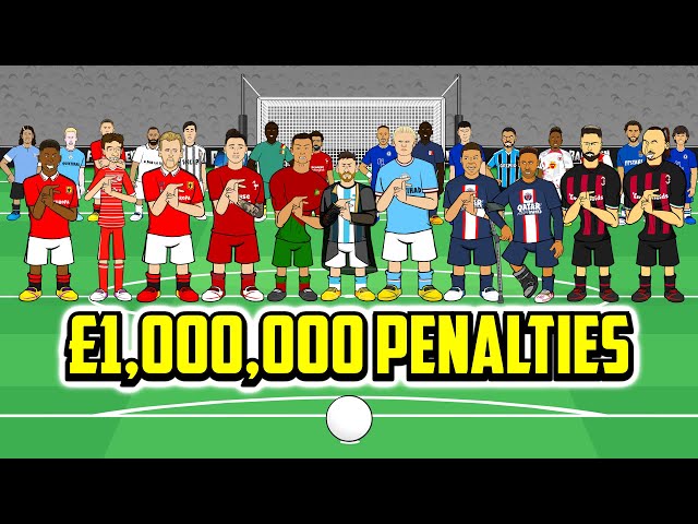 LAST FOOTBALLER TO MISS A PENALTY WINS £1,000,000! (Feat Ronaldo Messi Neymar Mbappe Haaland +more)