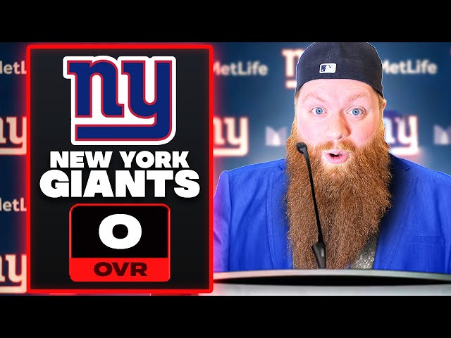 Madden 25 New York Giants Franchise Rebuild #1