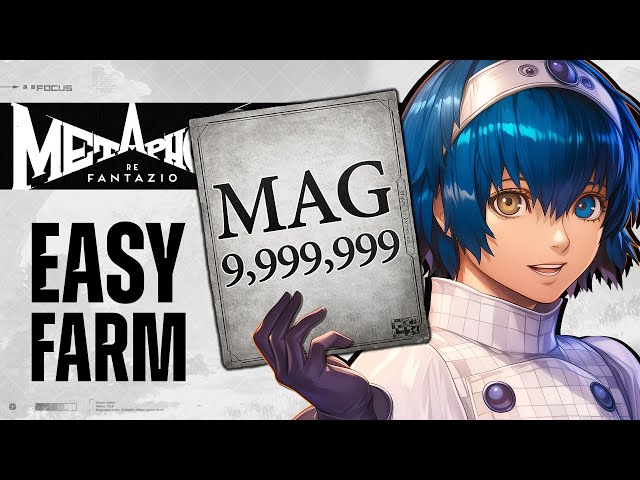 BEST END GAME Method To EASY Farm MAG Fast in Metaphor Refantazio - BEST OVERALL ( 1.4M Per Hour )