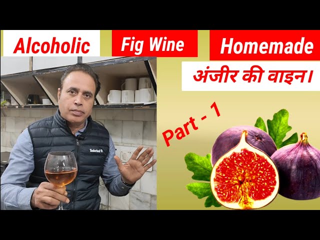 घर में बनाएं अंजीर की वाइन। // Wine Making At Home