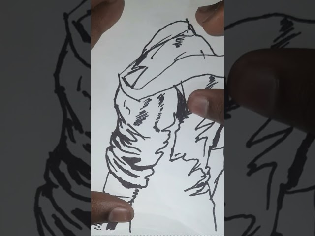 How to draw denji from chainsaw man  #animeart #chainsawman #denji #viral