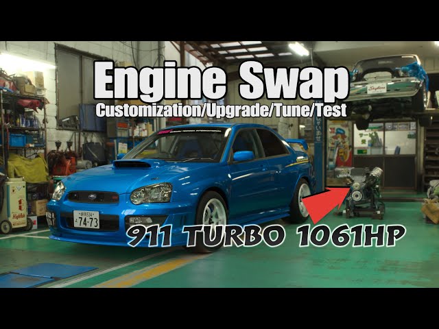 Impressive Speed: Subaru Impreza WRX STi '04 Hits 296mph With Porsche 911 Engine Swap. GT7