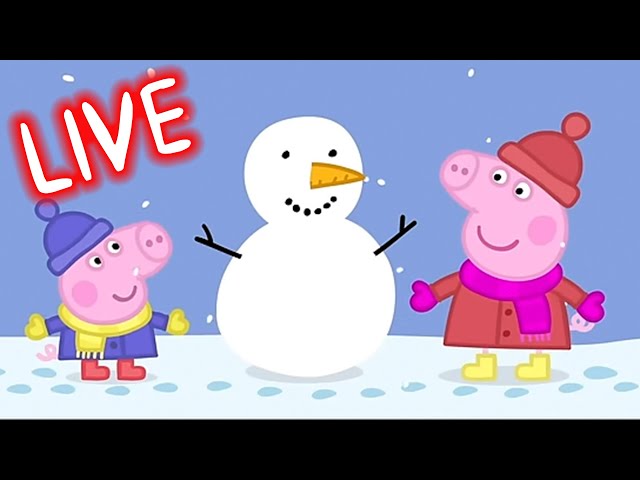 Peppa Pig LIVE HOLIDAY SPECIAL 🎄 | Snow Days | Peppa Pig Playground | Peppa Pig Full Episodes