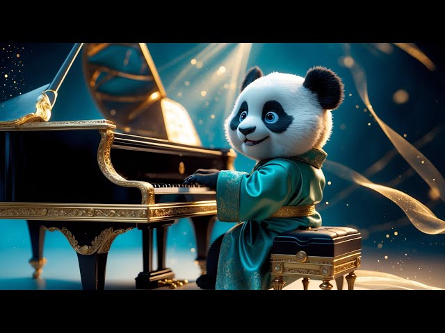 Lumi the Panda Plays Piano | Sleep Music for Deep Sleep |  Relaxing Music for Stress relief #panda