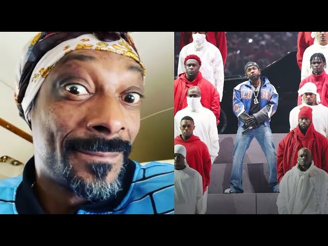 "Cuz The GOAT" Snoop Dogg Reacts To Kendrick Lamar Super Bowl Halftime Show Performance