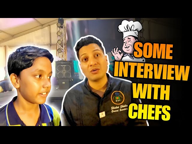 Interview with Chefs in international chef day at hotel Sonargaon with Raiyan