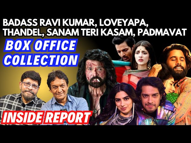 Badass Ravi Kumar, Thandel, Loveyapa, Sanam Teri Kasam | Box Office Collection | Inside Report