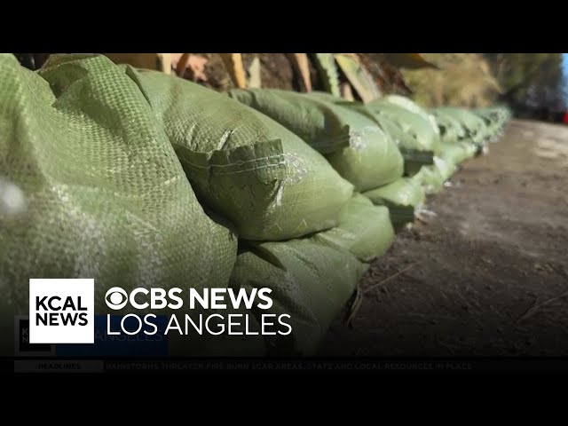 Incoming storm increases threat of mudslides near Palisades Fire burn scar