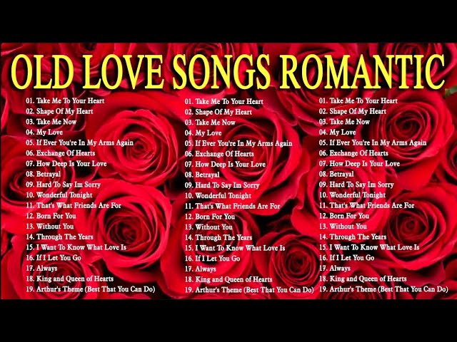 Timeless romantic Love Songs | The Best Relaxing Love Songs -The 50 greatest love songs of all time