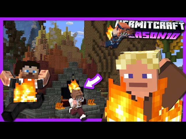 Setting Hermits on FIRE!!! - Minecraft Hermitcraft Season 10