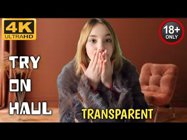 [4K] TRANSPARENT FISHNET DRESS | TRY ON HAUL | LISA FOX 2025