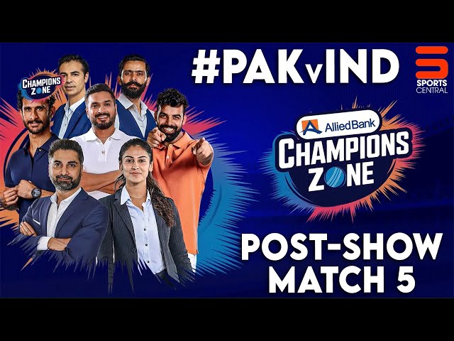 Pakistan vs India | (Post-Match Show) Expert Analysis | Allied Bank Champions Zone | Match 5 | M3K1K