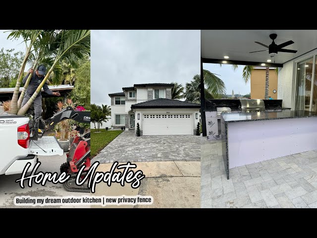 VLOG | A WEEK OF HOME RENOVATIONS | BUILDING MY DREAM OUTDOOR KITCHEN