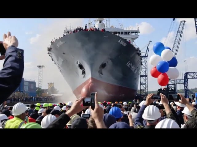 SHIP LAUNCH CELEBRATION ⚓😱 #shorts