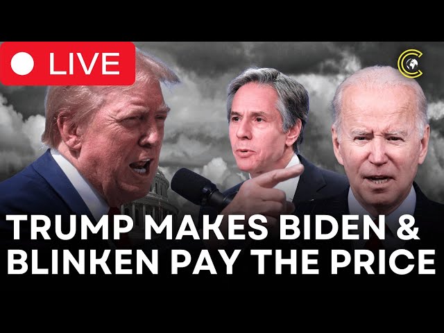 LIVE | Trump Exposes ‘Dirty 51’ Cover-Up | Blinken & Biden Lose Security Clearance in Stunning Move