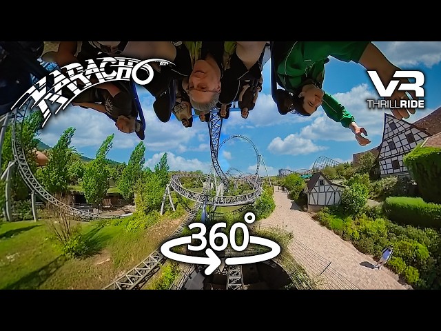 360° Karacho - Ultimate VR Roller Coaster Madness: 360° POV at Tripsdrill #rollercoaster