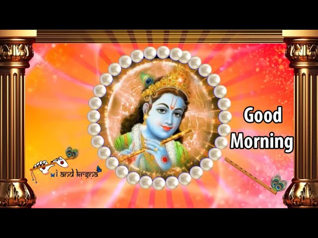 Good Morning God Krishana WhatsApp Status Video