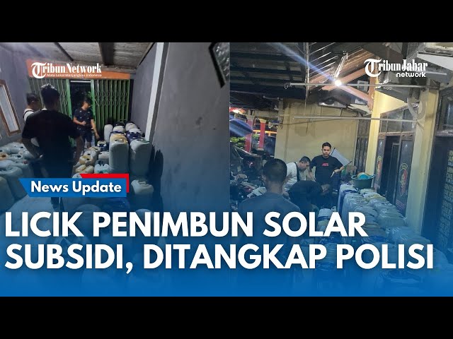 LICIK !! |  Gerebek Tempat Penimbunan BBM di Indramayu, Satu Orang Ditangkap Polisi