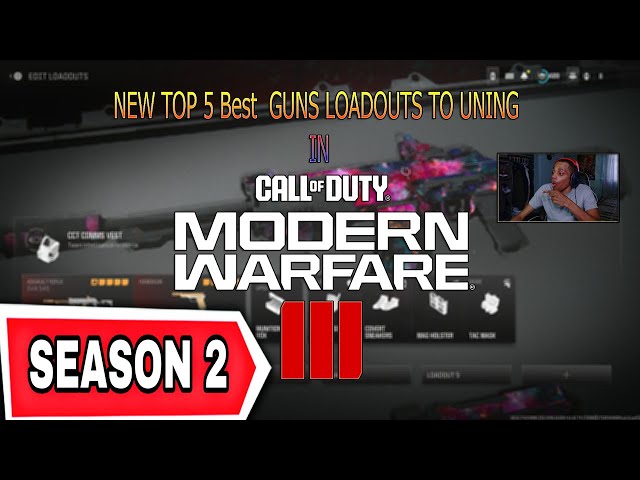 *NEW* TOP 5 Best GUNS to Use in Modern Warfare 3  SEASON 2 RELOADED (Best Class Setup) MW3 UPDATE!