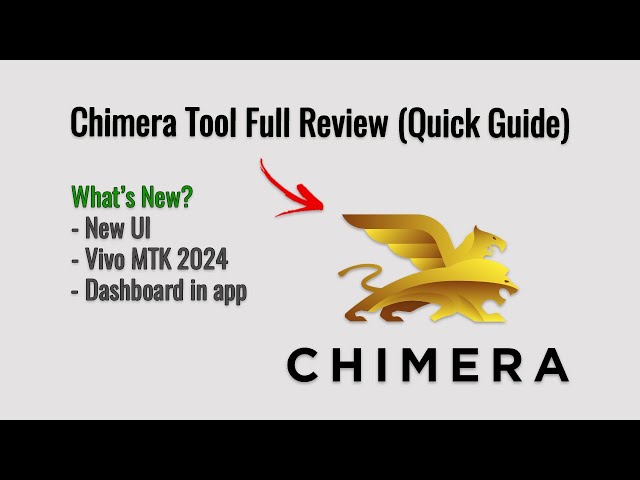 Chimera Tool new UI 2024 Review | Unlock, FRP Bypass, IMEI Repair, and More!