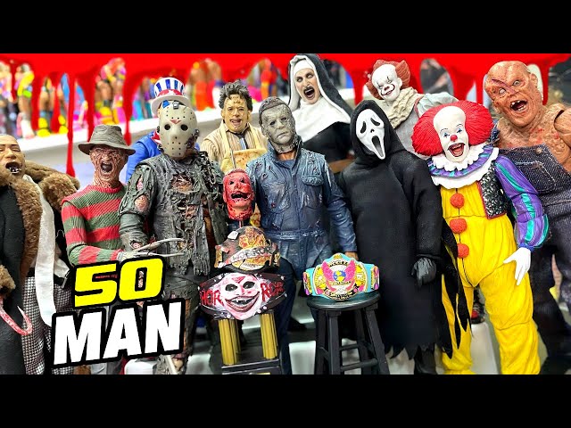 50 Man Horror Action Figure Battle Royal! Horror Championship!