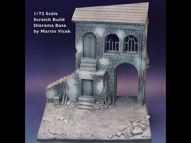 1/72 Scale Scratch Build Diorama Base By Martin Vicek