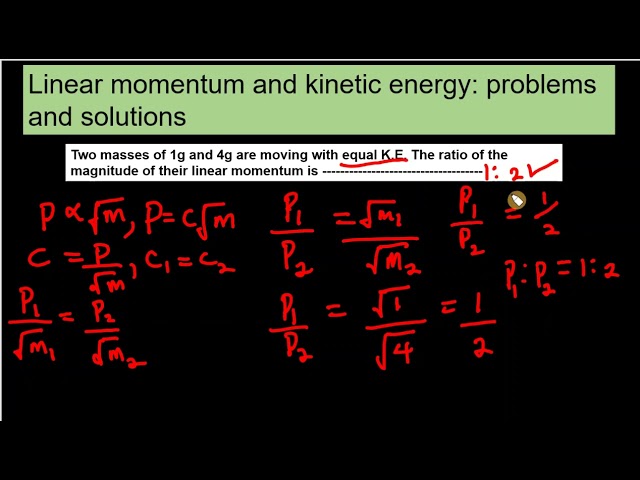 "Linear Momentum & Kinetic Energy: Your Ultimate Problem-Solving Guide!"