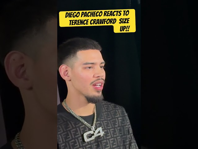 DIEGO PACHECO REACTS TO TERENCE CRAWFORD‼️#diegopacheco #terencecrawford #matchroomboxing