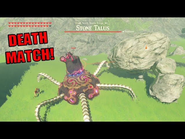 Guardian vs Stone Talus DEATH MATCH! | Zelda: Breath of the Wild