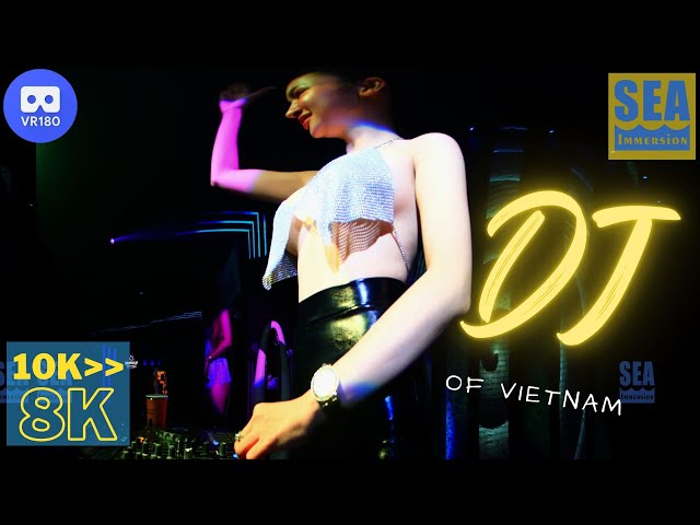 Unique DJ coffee shop culture in Vietnam, captured in 10K 3D VR180, downsampled to 8K.