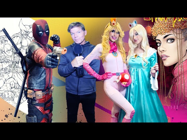 Creator of Deadpool comic artist Rob Liefeld at Amazing Comic Con Las Vegas 2024 VR 180 3D