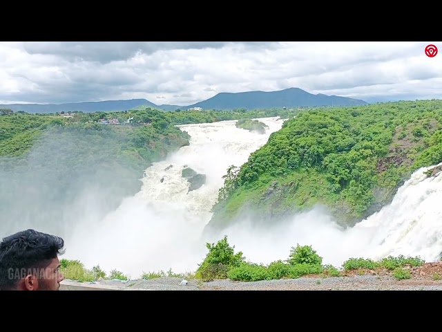 Gaganachukki waterfalls in rainy season | Malavalli