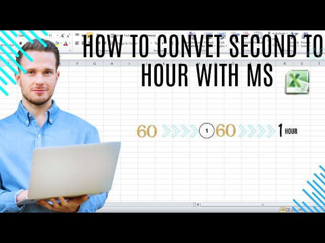 How to convert Second to Minute to Hour with Microsoft Excel