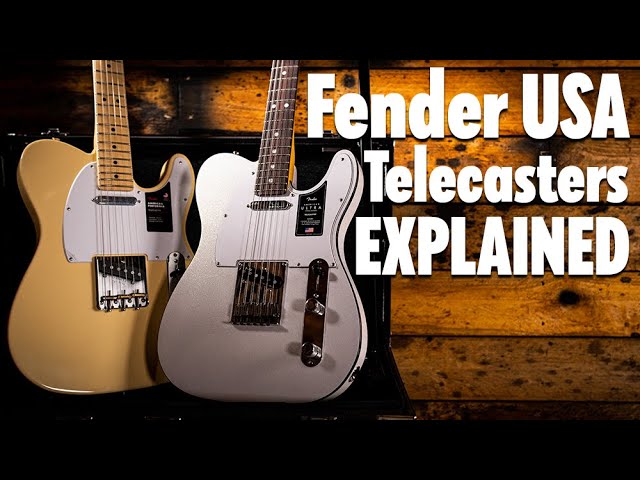 Which Telecaster is for you? EVERY Fender USA Model Explained!