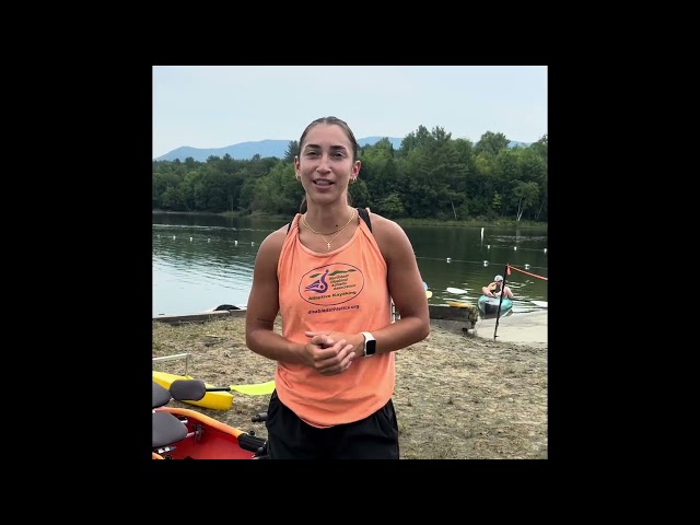 Kayla Myers '25 spends a summer with the NDAA's adaptive kayaking program