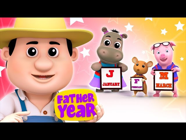 Months Of The Year Song | Kindergarten Nursery Rhymes For Babies by Farmees