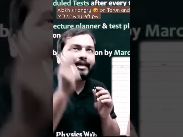 Alakh sir angry 😡 on Tarun &MD  why sir quite PW 😱😭 #pw  #pw_talks #biology #motivation