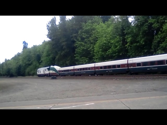 northbound Amtrak talgo train on June 21, 2019