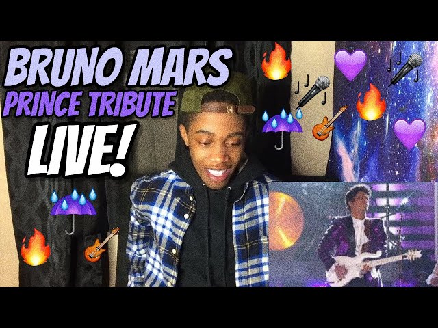 Bruno Mars Prince Tribute Grammys 2017 REACTION!!!