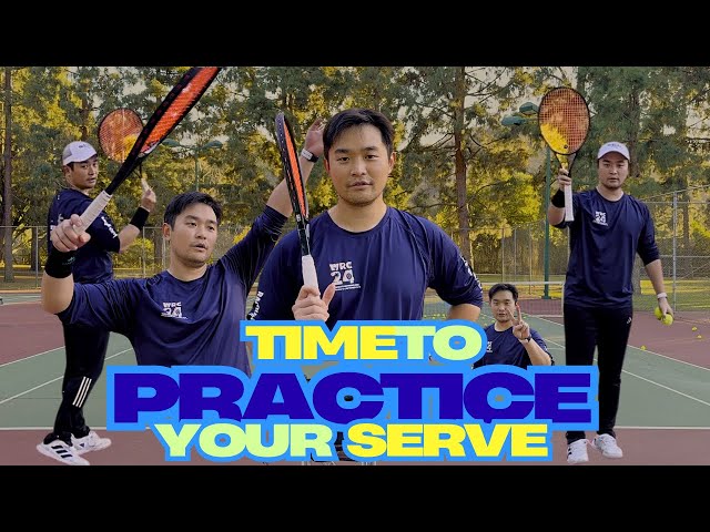 [ENG/KOR Sub] Tennis Serve Practice Routine: Warm-Up, Drills, and Fun Practice Games! (1080p)