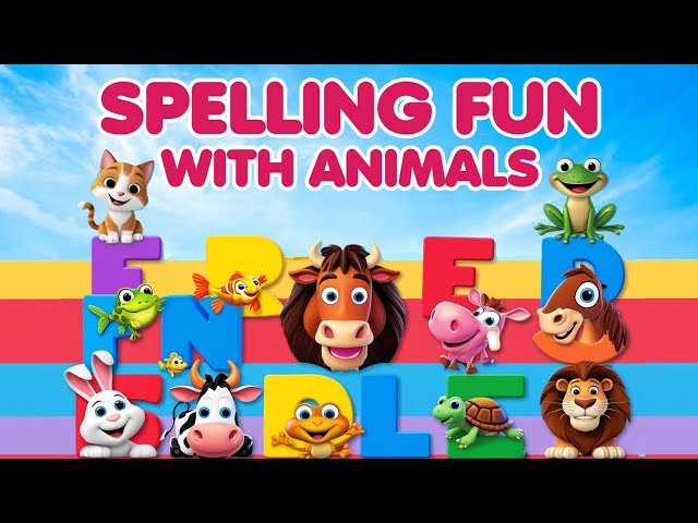 Spell Animal Names with Fun! Interactive Quiz for Kids | Simplexity Kids