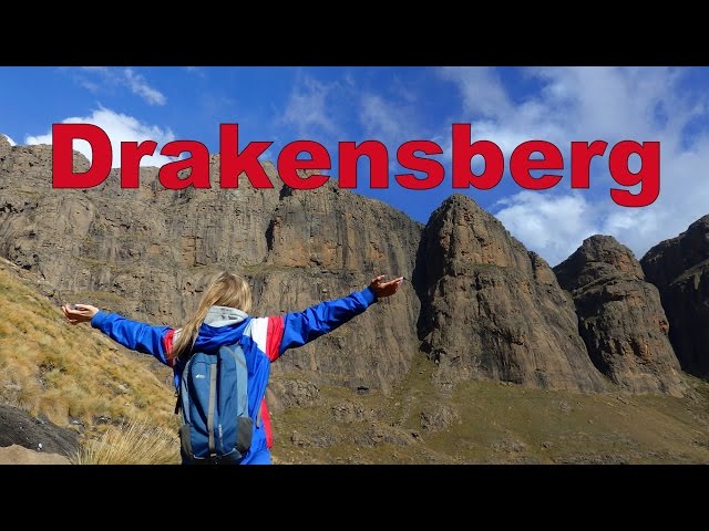 Hiking the Amphitheatre in Drakensberg, South Africa