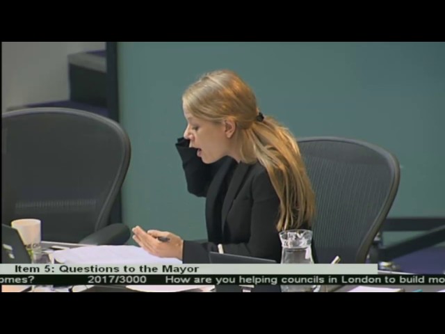 No new council homes funded by the Mayor - Sian Berry AM #MQT