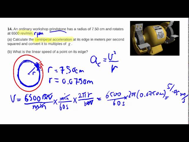 6-14: Centripedal acceleration and rpm