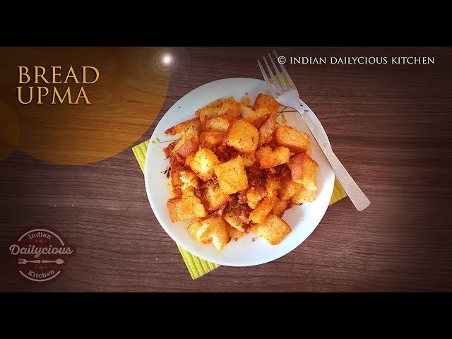 Bread Upma | Easy to make homemade breakfast & snack recipe