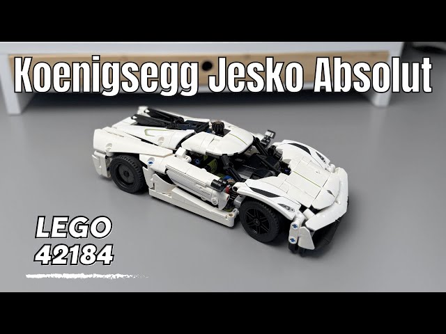 LEGO Technic 42184 Koenigsegg Jesko Absolute White - Speed Build & Review