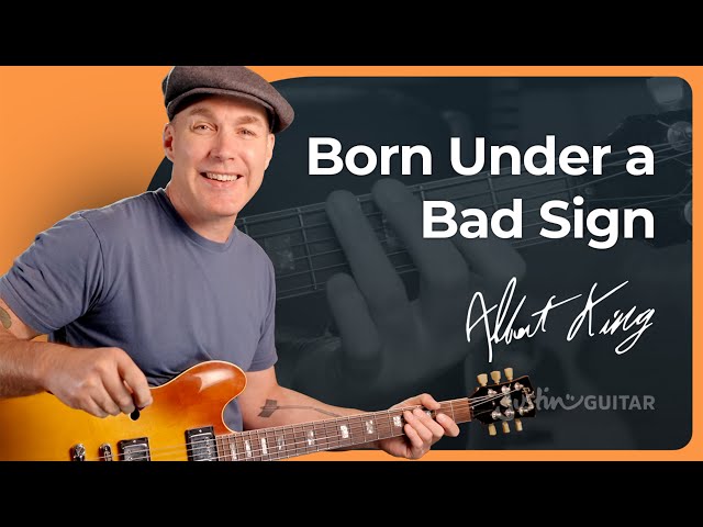 Born Under a Bad Sign by Albert King (Steve Cropper's Rhythm Parts!) | Guitar Lesson Blues Standard