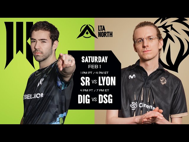 SR vs LYON | DIG vs DSG - 2025 LTA North Split 1 - Week 2 Day 1