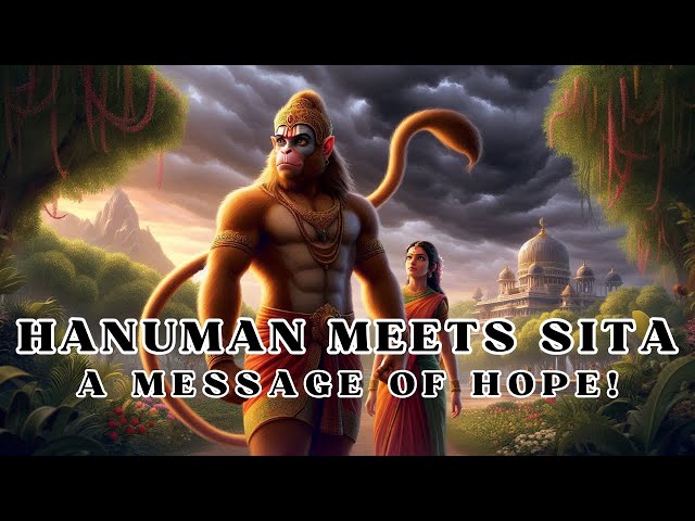 Hanuman Meets Sita in Ashokavatika – A Tale of Devotion & Courage 🏹🔥 | Ramayana Story